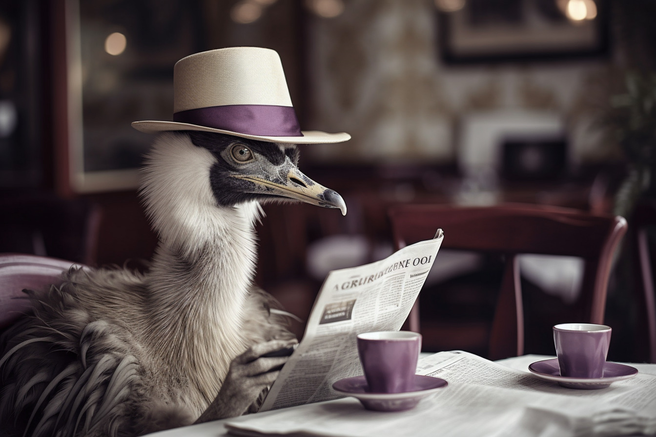 Nostriches like to read, or so I've heard